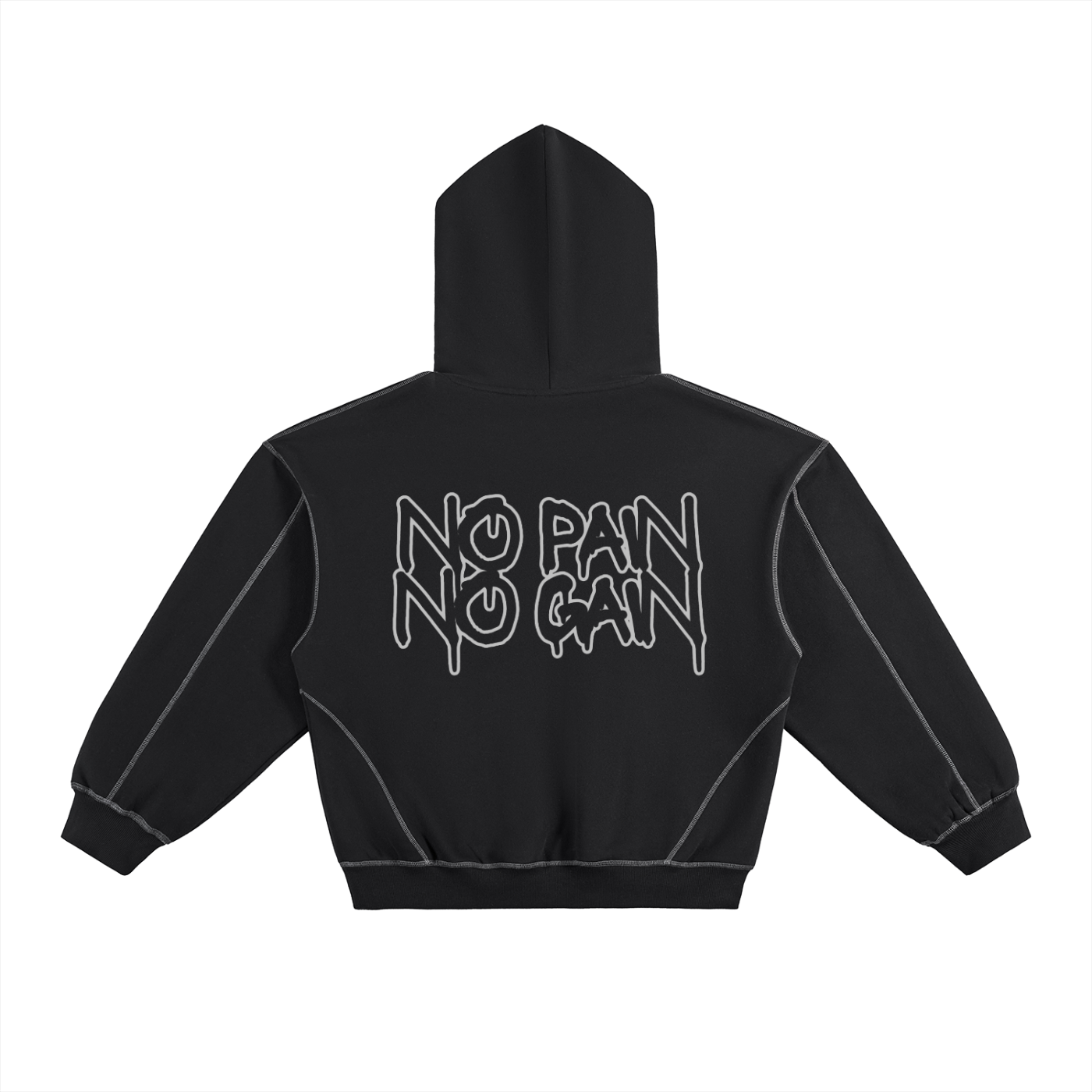 No Pain No Gain Pulse Boxy Fleece Hoodie