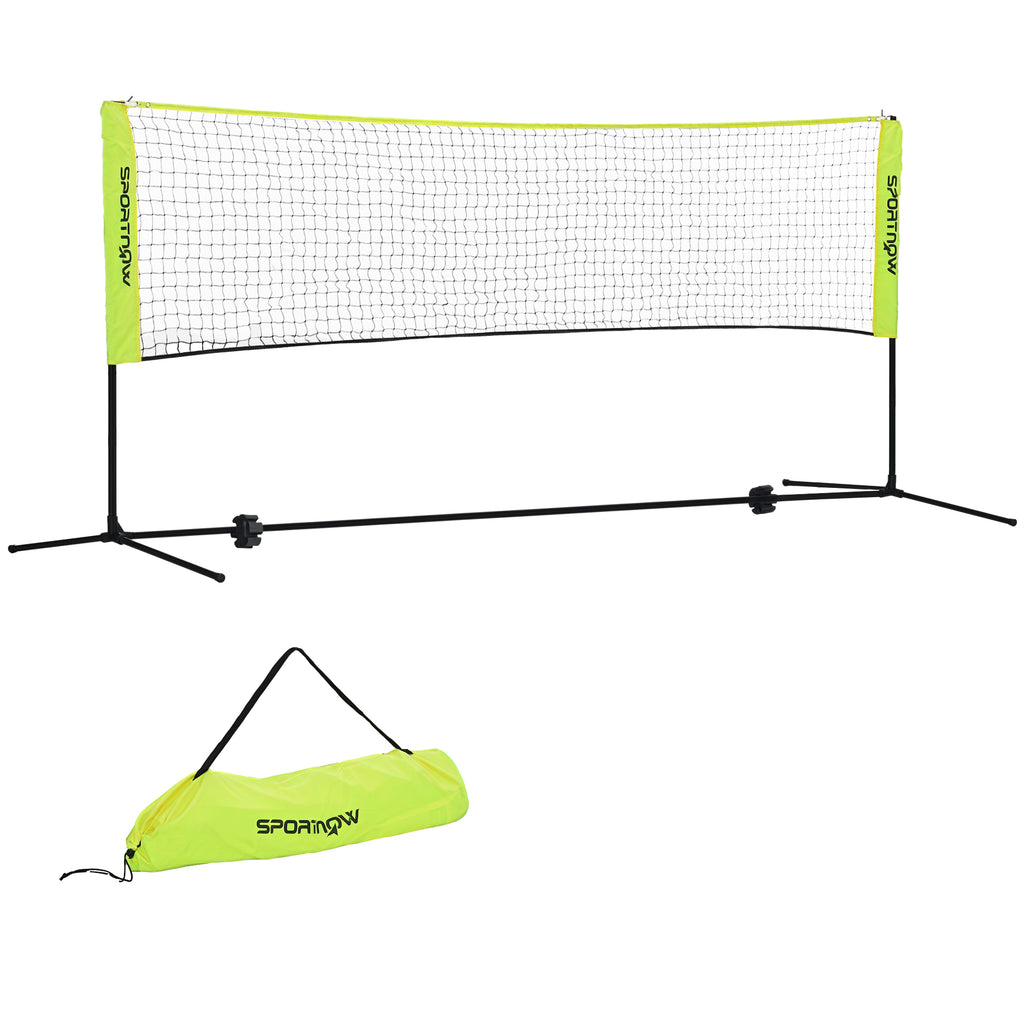 SPORTNOW 3m Badminton Net, Height Adjustable Outdoor Sports Net, with Carry Bag, for Tennis, Pickleball, Volleyball