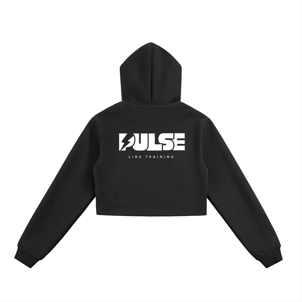 Pulse Essential Cropped Zip-Up Hoodie