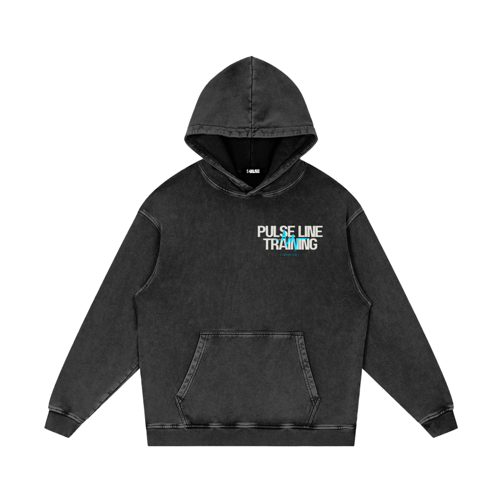 Snow Washed Loose Cotton Hoodie
