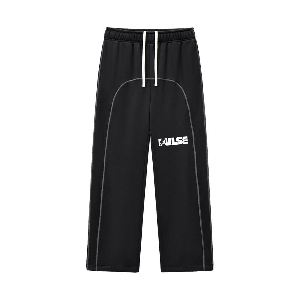 Contrast-Stitched Fleece Sweatpants