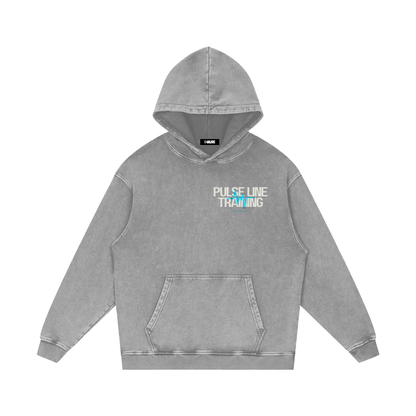 Snow Washed Loose Cotton Hoodie