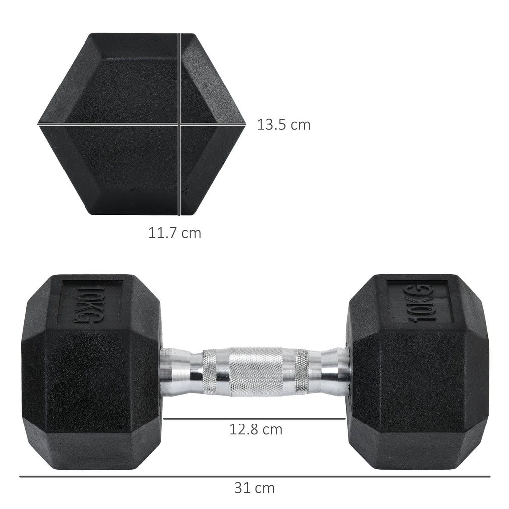 Hex Dumbbells 10kg