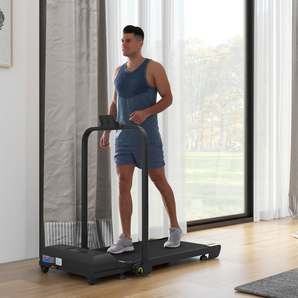Walking Pad Treadmill, Folding Under Desk Treadmill, Walking Machine, 1-10KM/H, with Remote Control