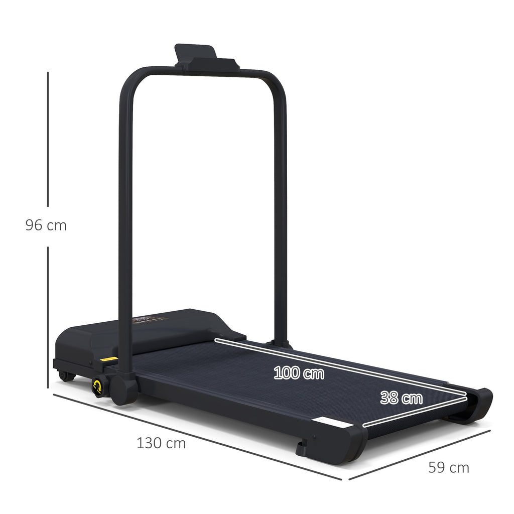 Walking Pad Treadmill, Folding Under Desk Treadmill, Walking Machine, 1-10KM/H, with Remote Control