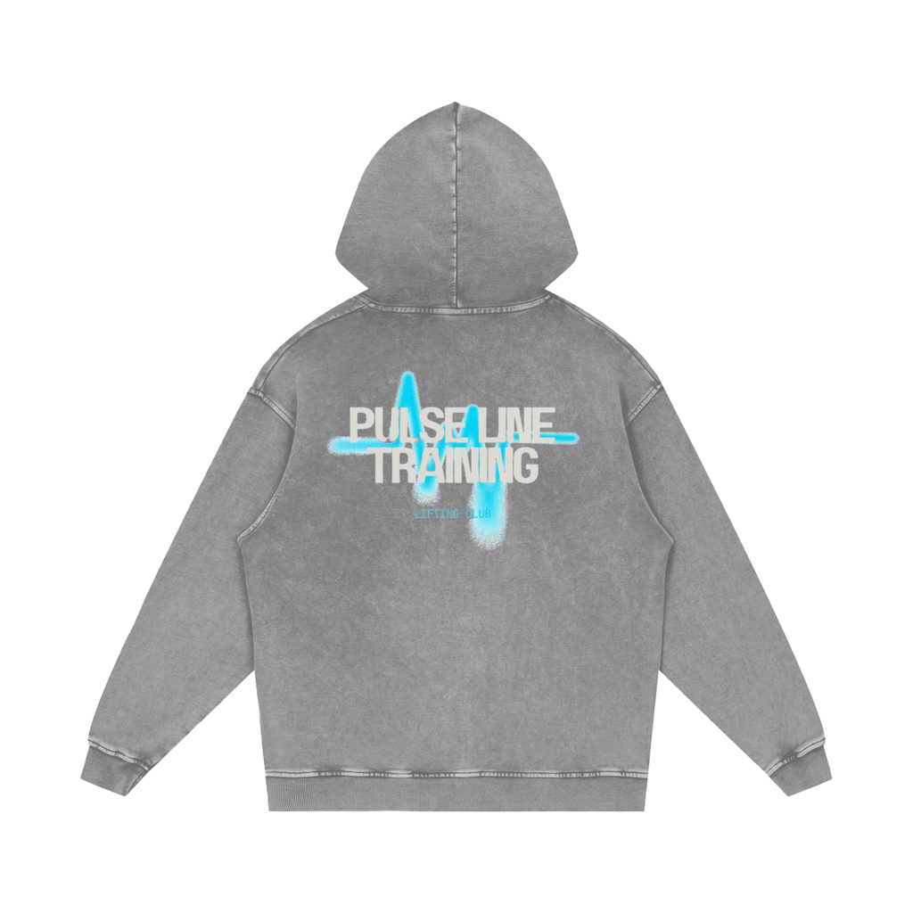 Snow Washed Loose Cotton Hoodie