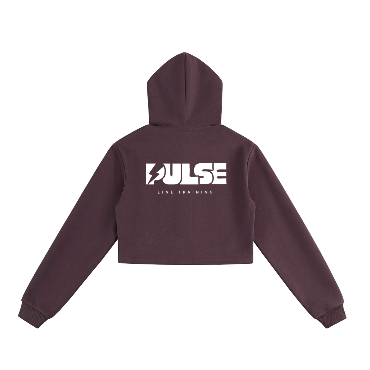Pulse Essential Cropped Zip-Up Hoodie