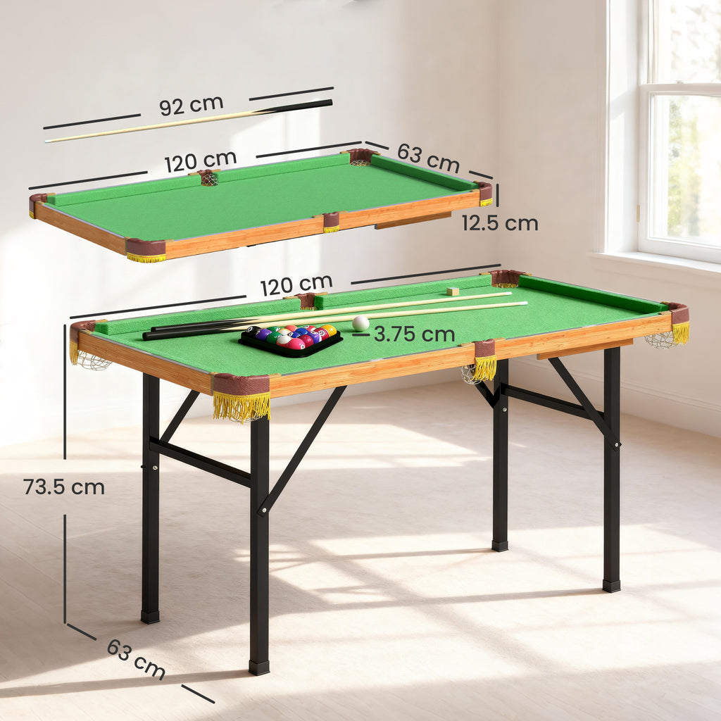 Folding Pool Billiards Table