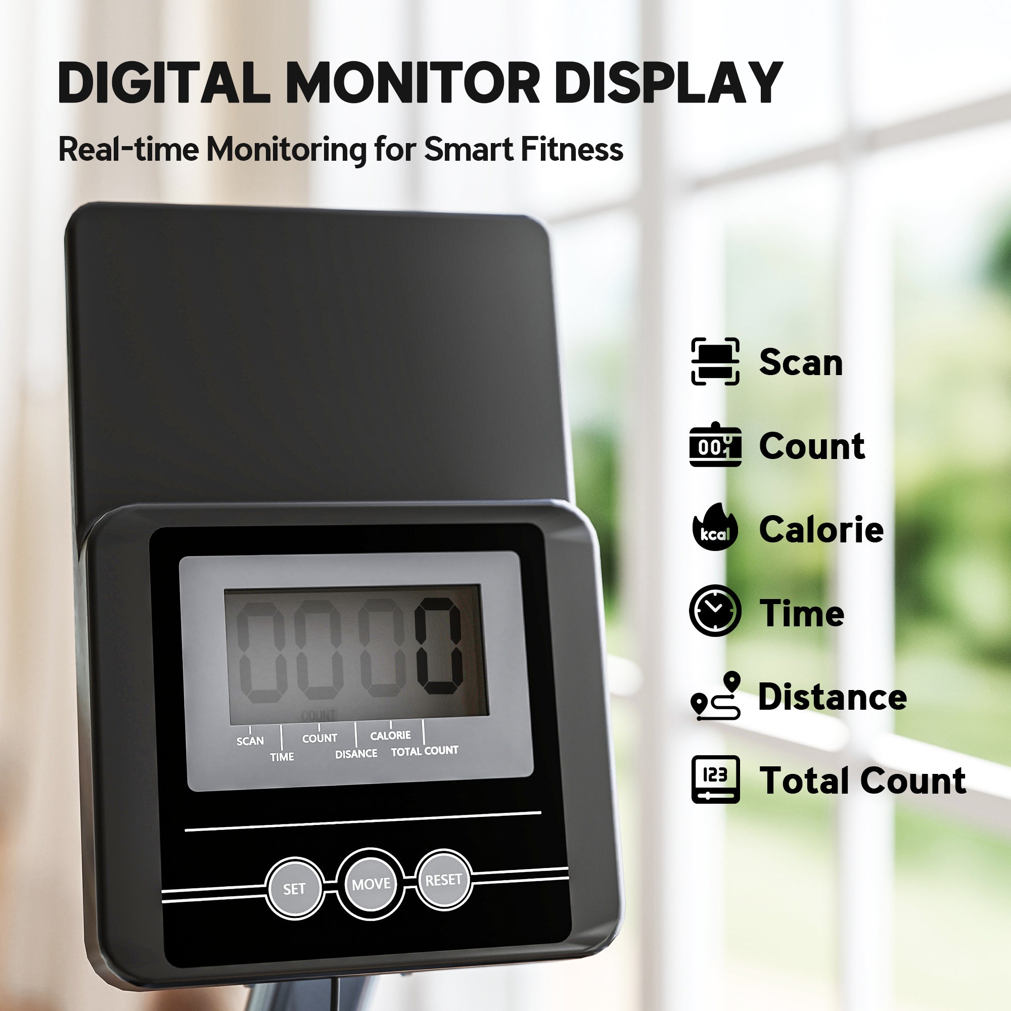 SPORTNOW Water Rowing Machine with Wheels, Vertical Storage, Adjustable Resistance, for Strength, Cardio Training