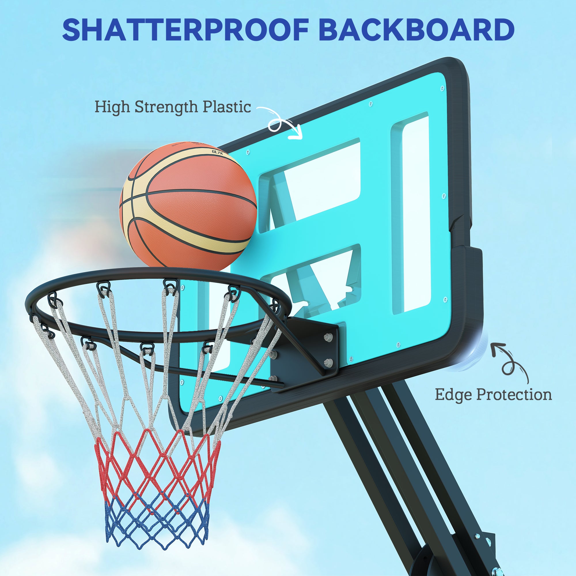 Adjustable Basketball Hoop Outdoor