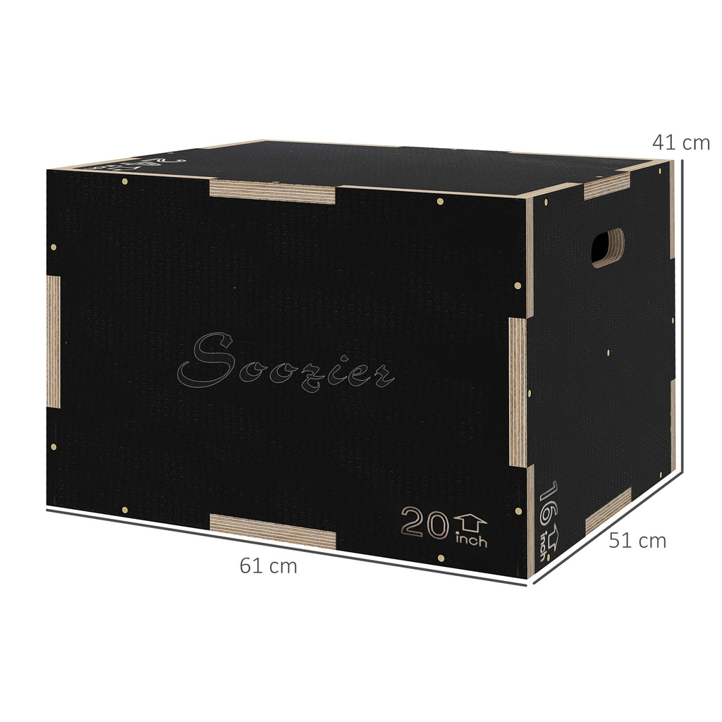 Wooden Adjustable Step Up Box for Home Gym